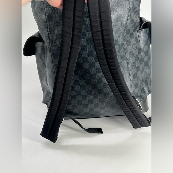 Christopher MM Mon Monogram Damier Graphite Canvas - gifts  Louis Vuitton Christopher Damier Graphite Monogram Canvas Black Leather Backpack
